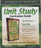 John Adams Unit Study Curriculum Guide CD