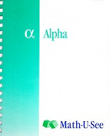 Math-U-See Alpha 1, Teacher Manual & DVD Set