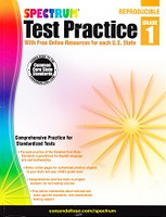 Spectrum Test Practice 1, Common Core State Standards