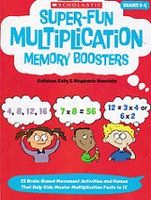 Super-Fun Multiplication Memory Boosters, Grades 2-5