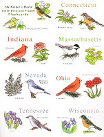 My Father's World State Bird and Flower Flashcards