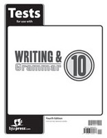 Writing & Grammar 10, 4th ed., Tests & Test Key Set
