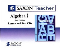 Saxon Teacher Algebra 1/2, 3d ed., 5 CDRom Set