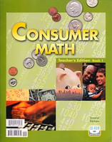Consumer Math 9-12, 2d ed., 2 Volume Teacher Edition & CDRom