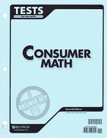 Consumer Math, 2d ed., Test Key