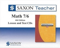 Saxon Teacher Math 7/6, 4th ed., 5 CDRom Set