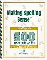 Making Spelling Sense, 2d ed., 500 Most Used Words