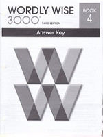 Wordly Wise 3000, Book 4 Answer Key, 3d ed.