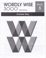 Wordly Wise 3000, Book 6 Answer Key, 3d ed.