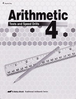 Arithmetic 4, Quiz-Test-Speed Drill Key