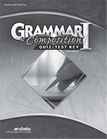 Grammar and Composition I (7), 6th ed., Quiz-Test Key