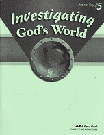 Investigating God's World 5, Text Answer Key