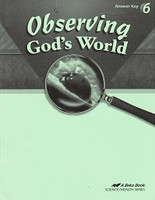 Observing God's World 6, Text Answer Key