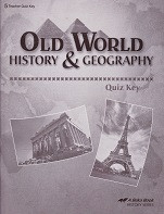 Old World History & Geography 5, Quiz Key