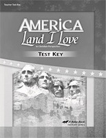 History 8: America, Land I Love, 3d ed., Test Key