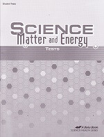 Science 9, Matter and Energy, Tests & Test Key Set