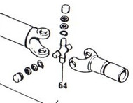 CT5691 UJoint, Propshaft Standard