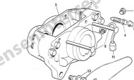 Rear Caliper Assy CORE, 5651 5652 LH/RH