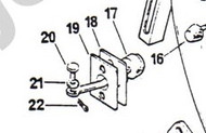 66960 Clevis Pin Door Check Strap