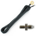 Wilson NMO Antenna Mount w/ 14ft cable & SMA-Female to FME-Female Connector, 3/8-inch Hole  - 971136 - Complete Package
