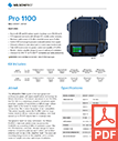 Pro 1100 Spec Sheet