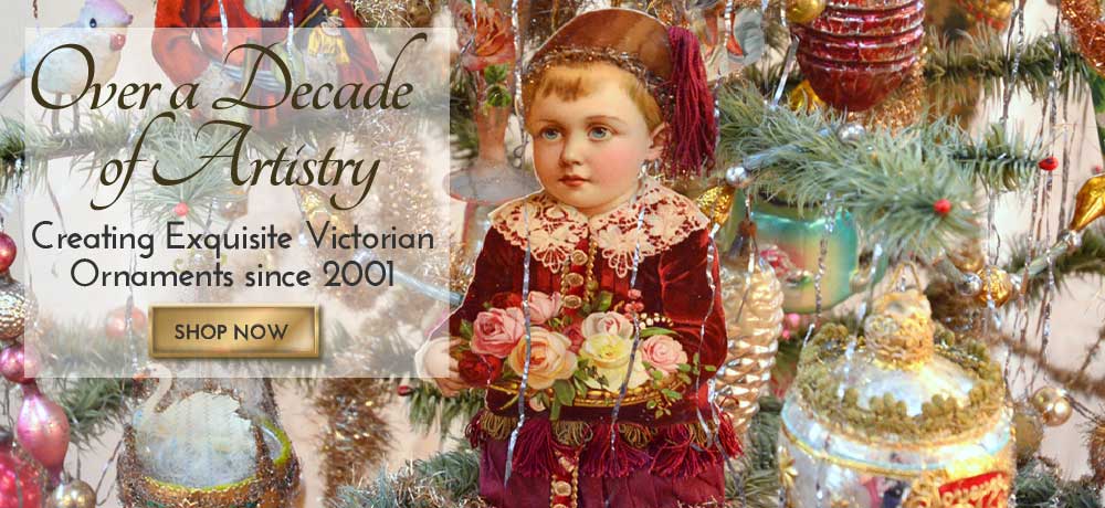 Dresden Star Ornaments | Victorian Ornaments | One-of-a-Kind
