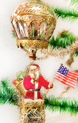 Custom Order For Meg-Patriotic Santa on Christmas Balloon