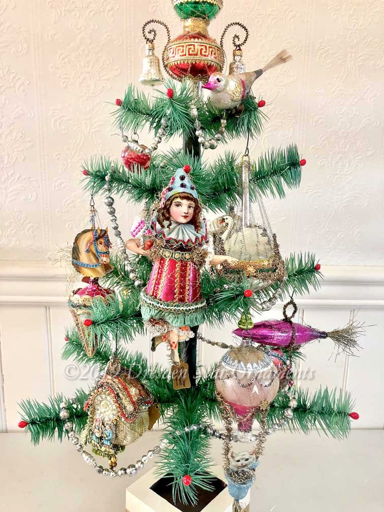 24” Petite Feather Tree Designed by Dresden Star