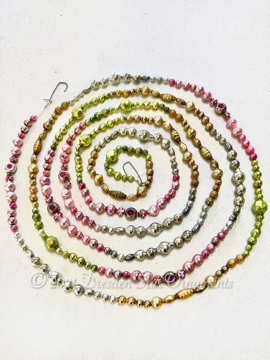 Spring Celebration Variation 2 Fancy Multicolored Glass Bead Garland