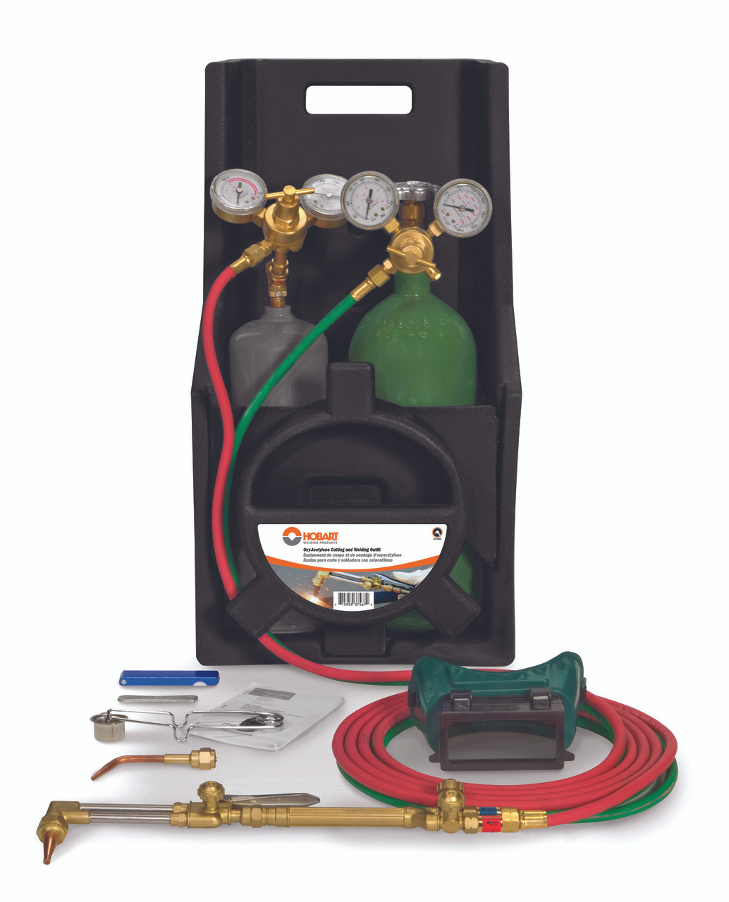 Medium Duty Oxygen/Acetylene Tote Outfit Hobart Welding Products