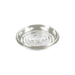 NICKEL-PLATED COIN-EDGED BOTTLE COASTER