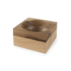Acacia Wood Modernist Bowl, Small