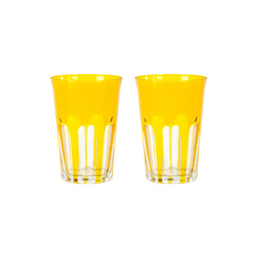 Rialto Glass Tumbler Set/2, Ginger