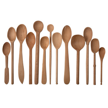 Baker's Dozen Wood Spoons, Large