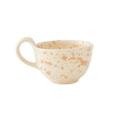 Splatterware Cups Set of 4, Latte