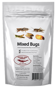 Edible Insects Bag of Mixed Edible Bugs. Grasshoppers, Crickets, Silk Worms and Sago Worms