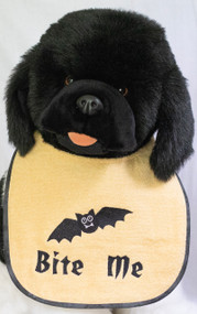 Bite Me Dog Drool Bib Special Order