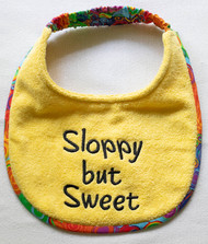 Puppy sized Sloppy But Sweet Dog Drool Bib In Stock