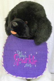 Get Your Sparkle On Dog Drool Bib