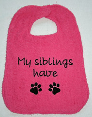 Embroidered baby bibs