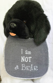 I Am Not A Bear Dog Drool Bib