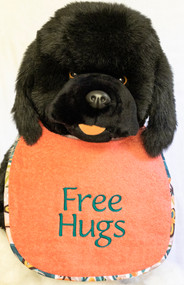 Free Hugs Special Order Dog Drool Bib