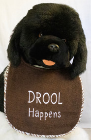 Drool Happens Dog Drool Bib Special Order