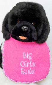 Big Girls Rule Dog Drool Bib