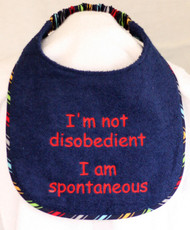 I'm not disobedient...just spontaneous Sp Order