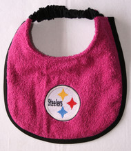 Puppy Sized Girlie Pittsburgh Steelers Drool Bib