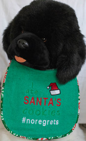I Ate Santa's Cookies Dog Drool Bib