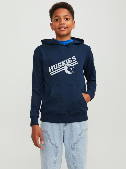 Gilden Heavy Blend Hooded Sweatshirt - Navy Blue