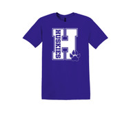SALE - 2024-25 Big H Paw Shirt - Royal Blue Soft Tee