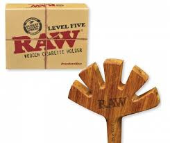 raw level 5 cigarette holder Five Wooden 4"  Avernic Smoke Shop Level 5 Raw Cone Holder